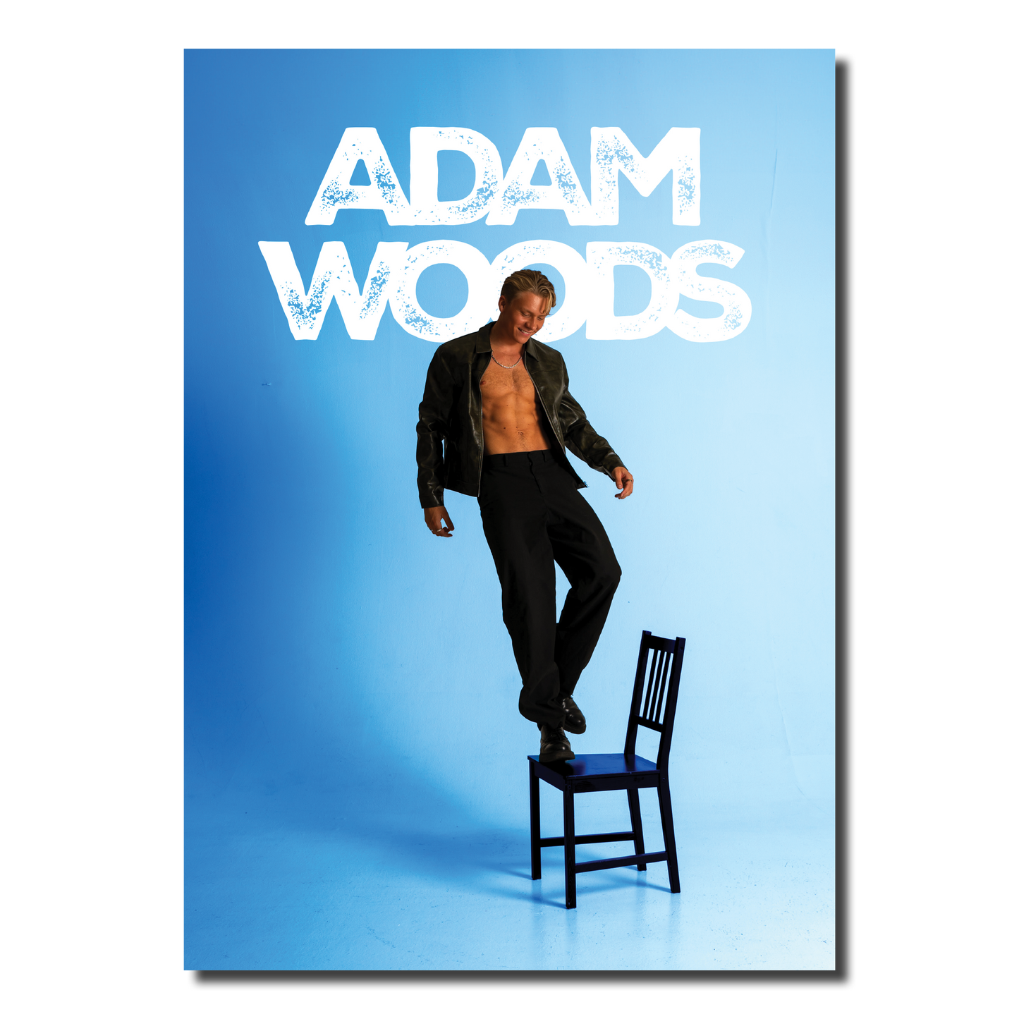 ADAM WOODS - SIGNERAD POSTER!